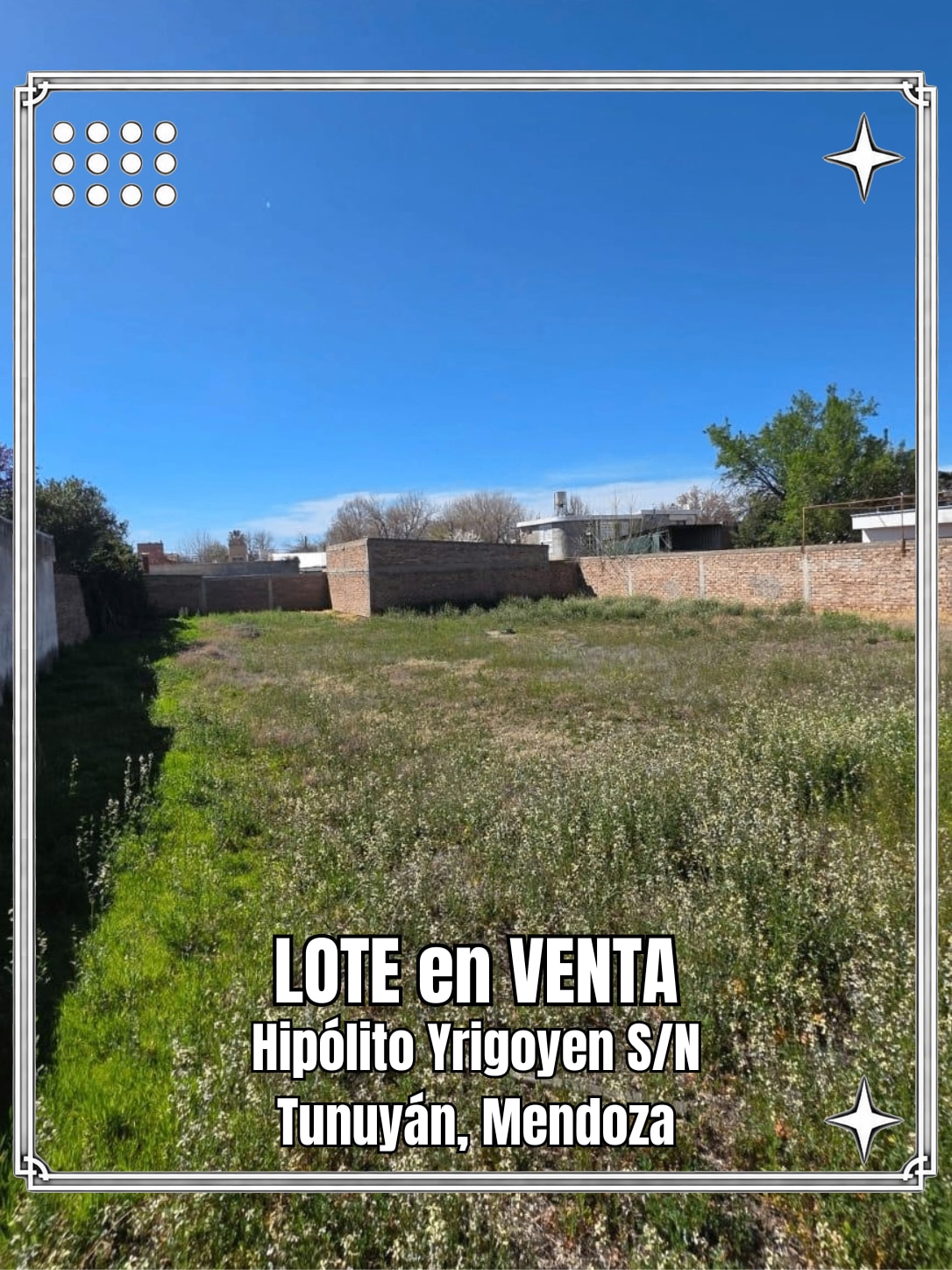 Terreno / Lote en venta de 803.5m2 ubicado en Tunuyán - foto 1
