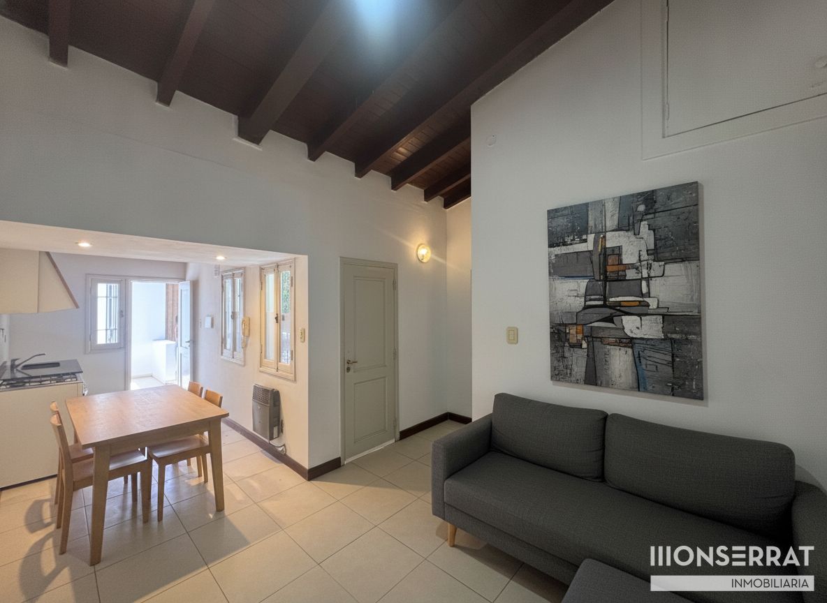 Apto crédito. Dpto. en venta, 1 dorm, patio, cochera, lavandería, en Godoy Cruz - foto 1