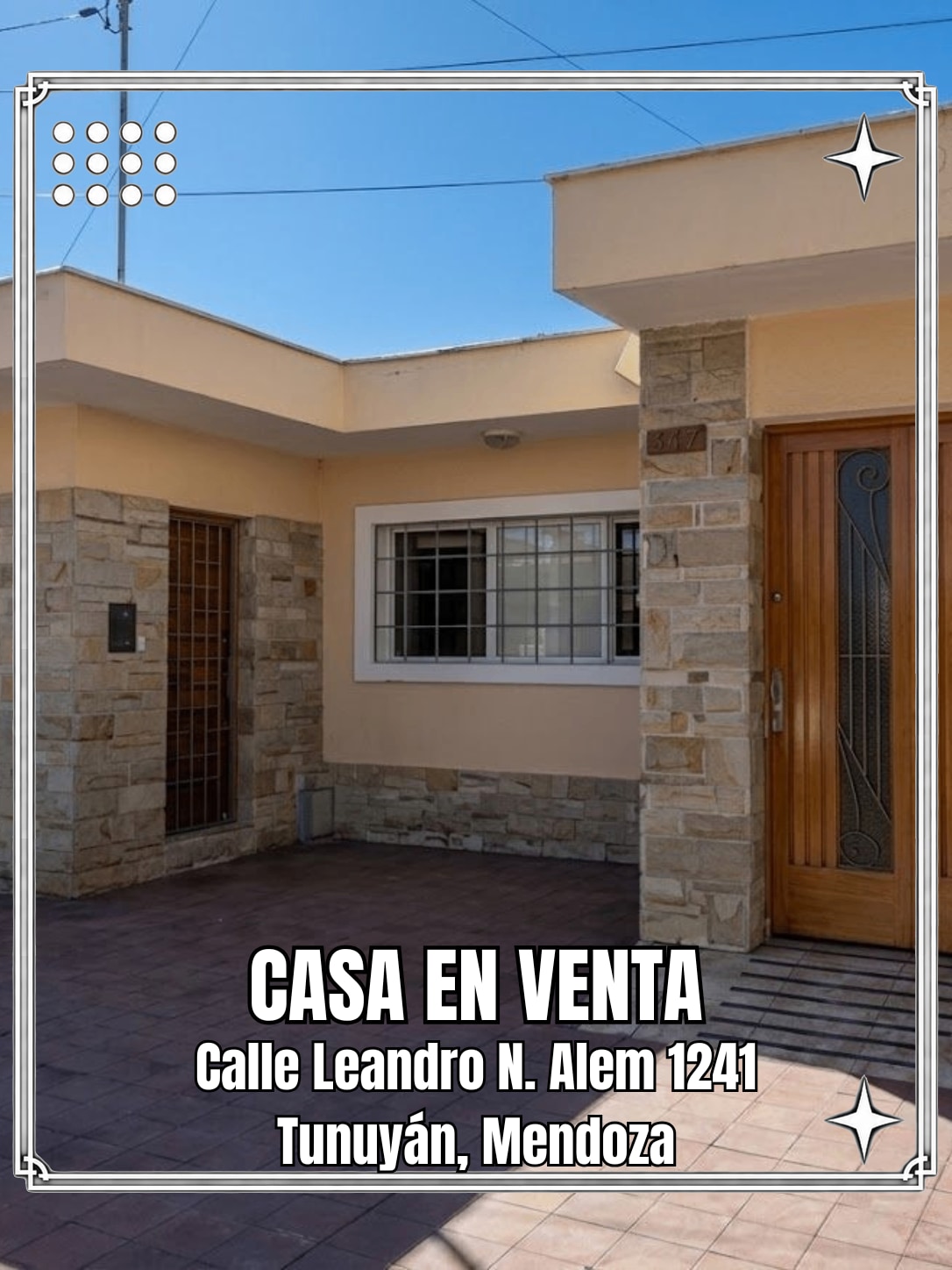Casa en venta c/ cochera en Tunuyán - foto 1