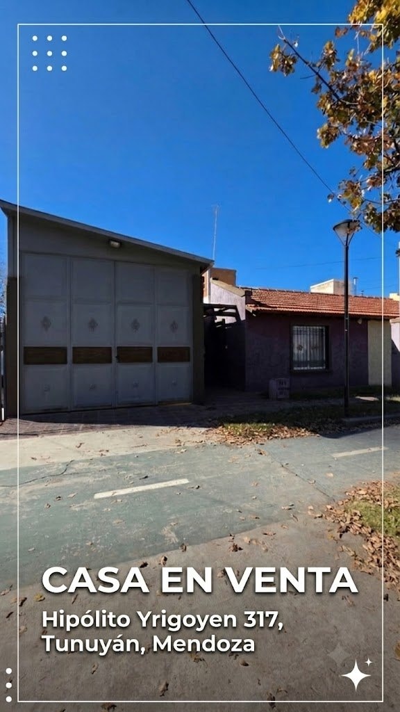 Casa en venta c/ cochera en Tunuyán - foto 1