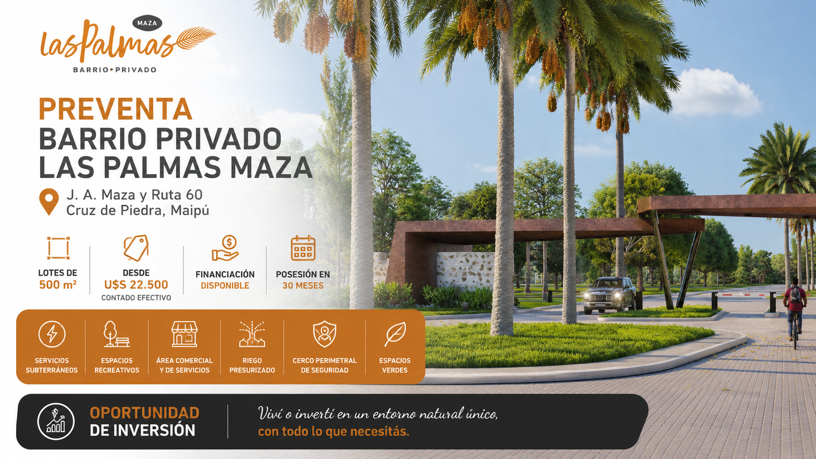 Preventa – Barrio Privado Las Palmas Maza | Maipú - foto 1