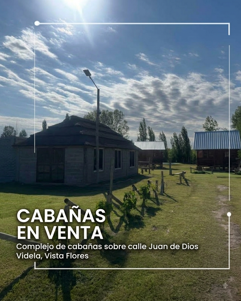 Complejo de cabañas en venta, Vista Flores Tunuyán - foto 1