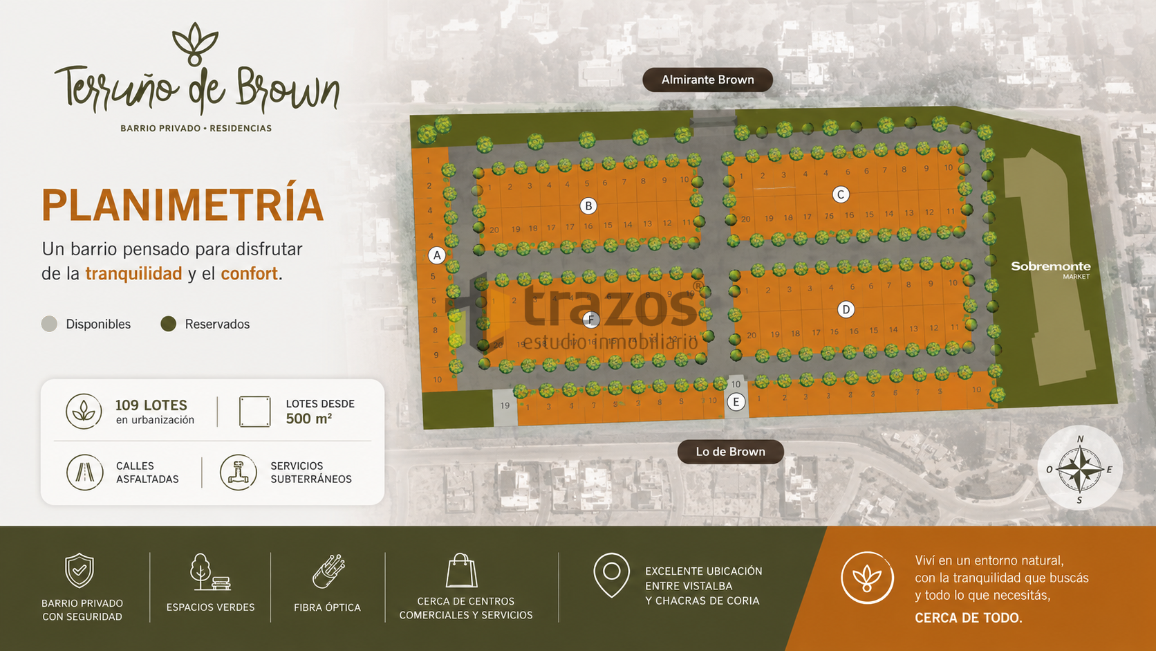 Lotes en Terruño de Brown | Barrio Privado – Chacras de Coria - foto 5